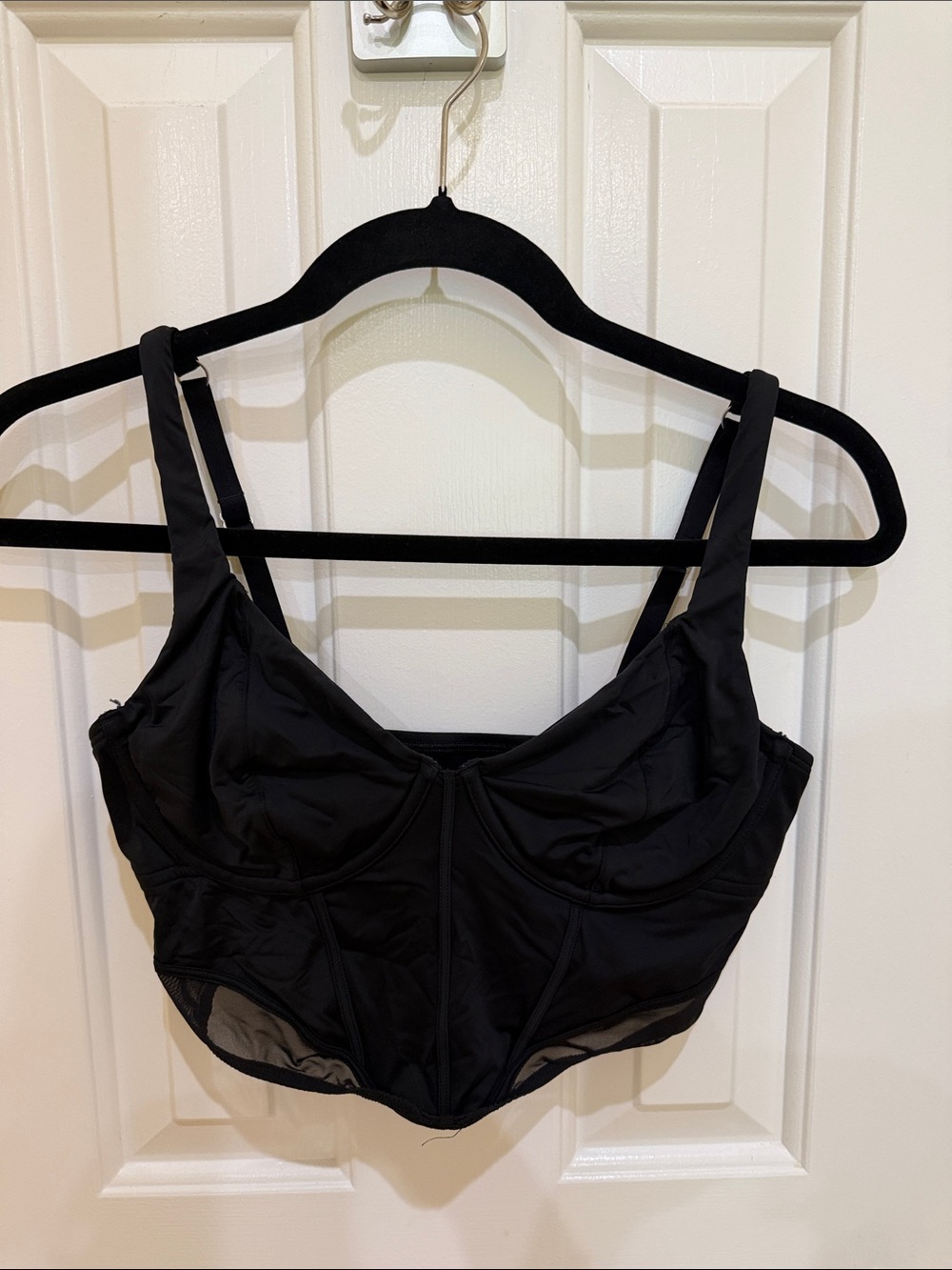 Hollister Black Longline Tank Bralette